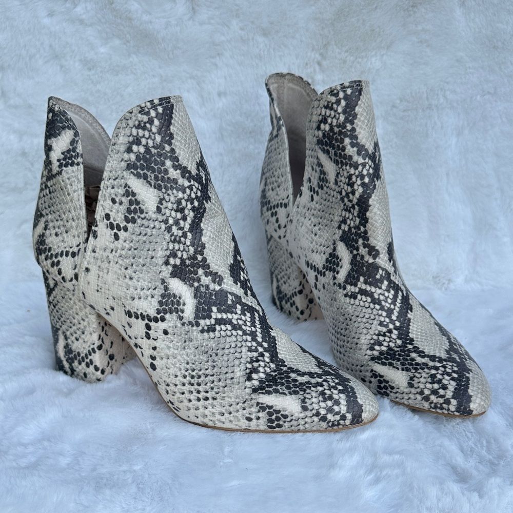 Steve Madden Snakeskin Ankle Boots
